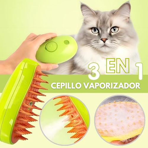 CEPILLO VAPORIZADOR PARA MASCOTAS